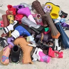 Fashion Doll Shoes Random Lot All Singles Bratz OMG Rainbow High Disney 40pcs