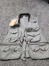 Vintage C.C. Filson Gilet Guida Pesca a Mosca Stile Medio 136S