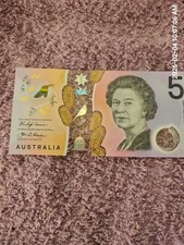 Australia 5 Dollar Polymer Banknotes. Beautiful Banknote Australia 5 Dollar Polymer Banknotes. Beautiful Banknote