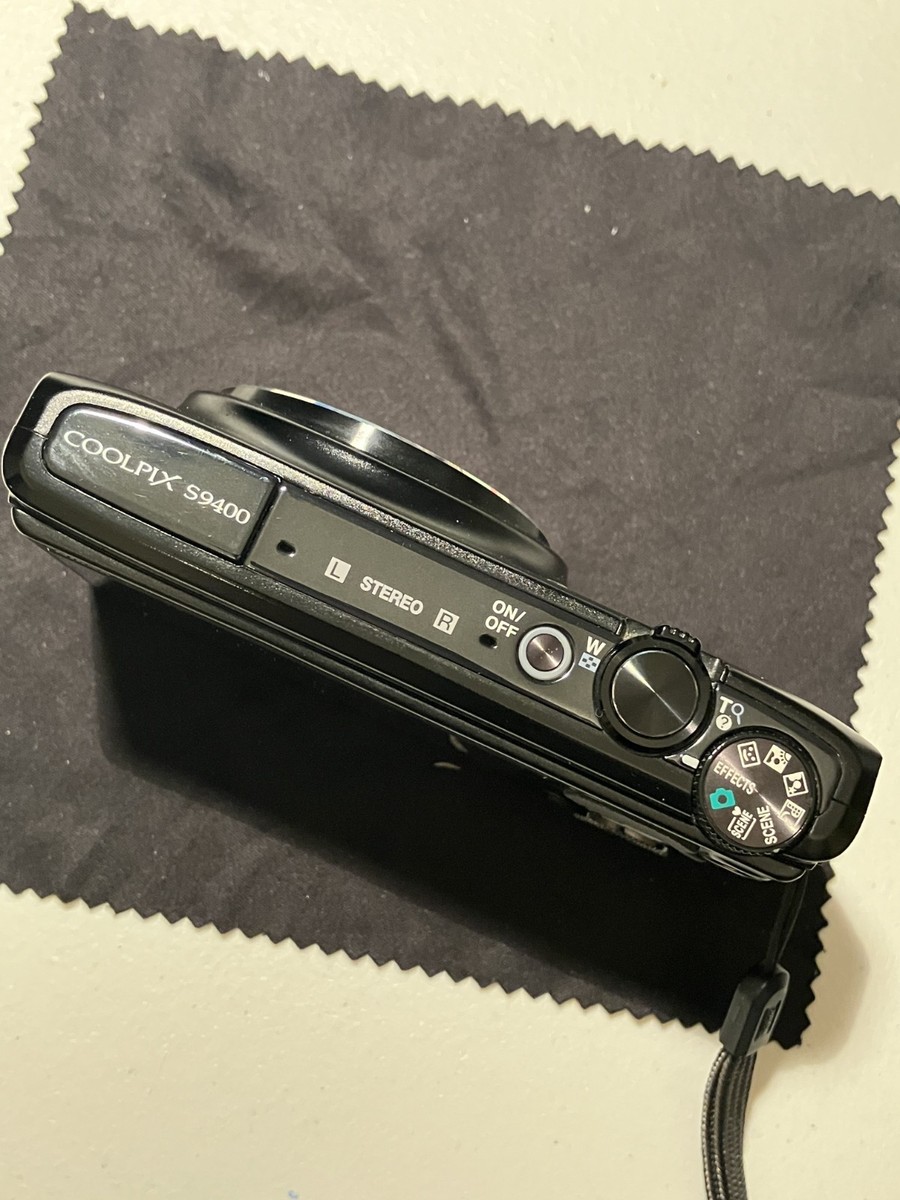 Nikon COOLPIX S9400 18.1MP Digital Camera - Black for sale online