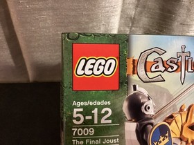 Lego Castle The Final Joust 7009 Blue Kings Knight Black Skeleton Horse 2007