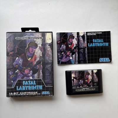 Fatal Labyrinth Sega Mega Drive Spiel komplett mit Box & Handbuch 1991 PAL