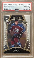 2019 Upper Deck Allure #80 Cale Makar Rookie Avalanche GEM MINT PSA10