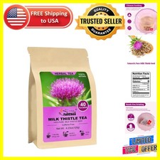 Milk Thistle Tea Bags, 40 3g Bags - Powerful Antioxidant  Liver Support