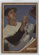 1962 Topps Jim Davenport #9 0a5t