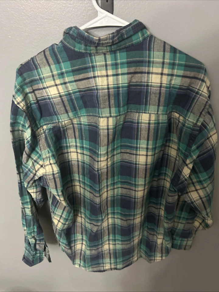 Vintage Eddie Bauer Men’s Plaid Shirt Size Small - Image 4 of 4