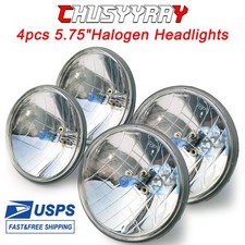 4pc Fit Chevy Corvette 1964-1982 Dot 5.75 5-34 Inch Headlights Halogen Hilo