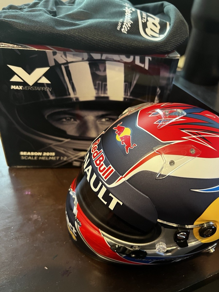スポーツ選手 M.Verstappen Red Bull Arai 1/2 Helmet Arai 1/2 Scale Max Verstappen 2016 Spanish GP Red Bull Racing Mini