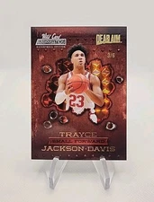 2022 Wild Card Alumination Basketball - Red 3/6 Dead Aim Trayce Jackson-Davis
