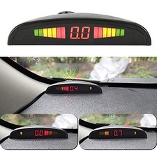 Car Reverse Parking Radar System 8 Reversing Sensors Kit with Front and Rear ...