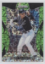 2019 Panini Prizm Tier III Lime Green Donut Circle 55/199 Troy Tulowitzki 05fv