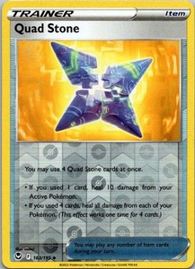 Quad Stone 163/195 Silver Tempest Reverse Holo