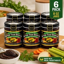 Better Than Bouillon Seasoned Vegetable Base 8 Oz - Pack of 6 Jars
