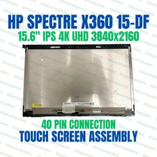 HP SPECTRE 15-DF0013DX 15-DF0033DX UHD 4K LCD LED Touch Screen Assembly