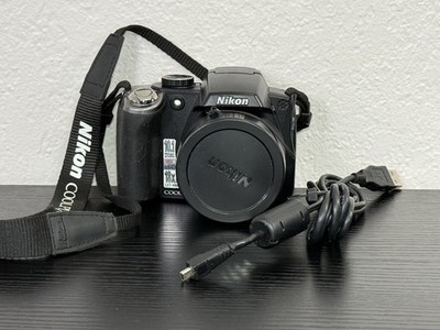 Nikon COOLPIX P80 10.1MP Digital Camera 18x Optical Zoom VR Tested No Battery VG