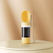 2 in 1 Portable Dog Water Bottle Pet Water Container with Food Storage Pet Trave