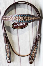 Horse Saddle Tack Bridle Western Leather Headstall  78164HB