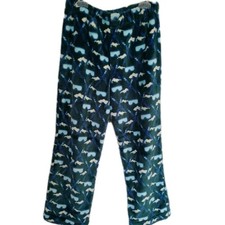 Vineyard Vines Boys M 12-14 Fleece Pajama Pants With Print Lounge Sleepwear