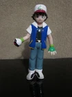 Pokemon Trainer Ash Ketchum Tomy PVC Figure 1998 Vintage Vtg 90’s