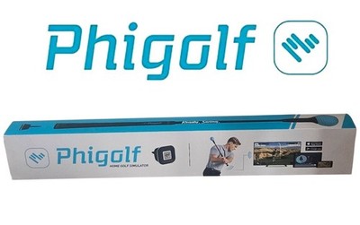 Phigolf Mobile Golf Simulator w/ Swing Stick & Sensor – Indoor
