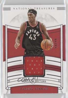 2019-20 Panini National Treasures Jersey 68/99 Pascal Siakam #JT-PSK un2