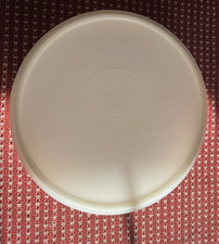 1950s Tupperware 12" Round Cupcake Pie Taker Storage Container With Lid Vintage