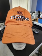 Auburn University Tigers Adjustable Baseball Cap Hat Orange Signatures One Sz