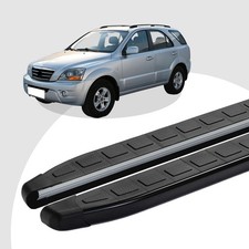 Trittbretter passend für Kia Sorento ab 08/2002-11/2009 (Model: DOLU, Farbe: Sch