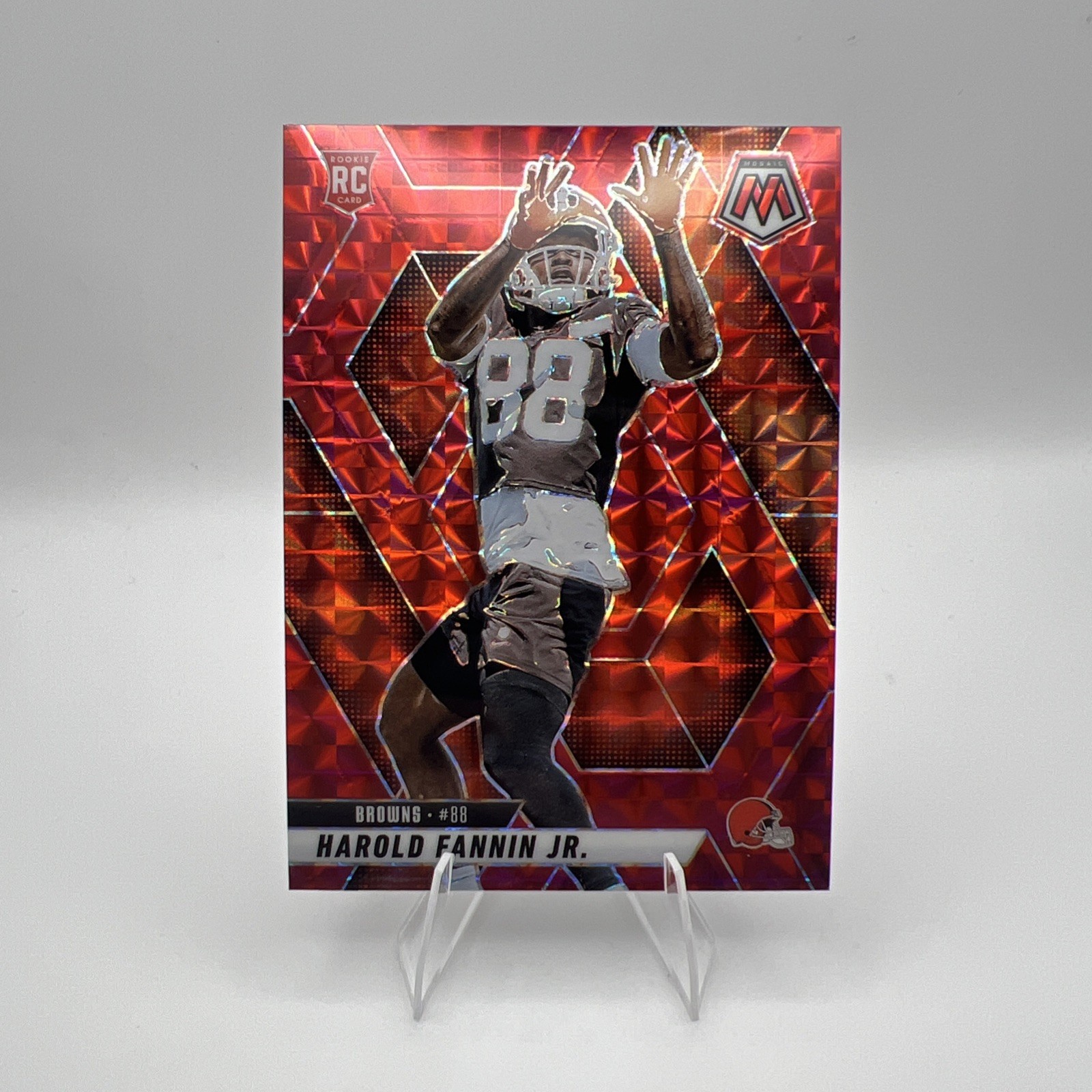 2025 Mosaic - Red Camo Prizm - Harold Fannin Jr. RC #384