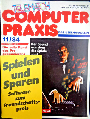 TELEMATCH COMPUTER PRAXIS - AUSGABE 11/84 (MARSHALL CAVENDISH - MAGAZIN)  #3DE