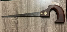 Vintage Henry Disston Keyhole Saw 17 1/2” Long 12” Usable Blade