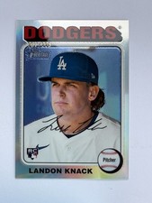 2024 Topps Heritage High Number - Landon Knack #532 Chrome Silver Border /225...