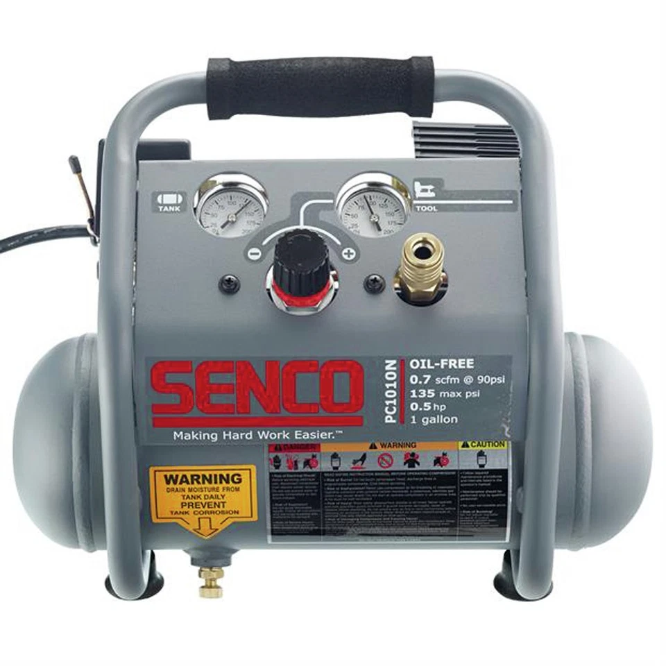 SENCO PC1010N 0.5 HP 1 Gal. Compresor de aire acabado y ajuste certificado reacondicionado