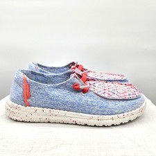 Hey Dude Wendy Fiesta Rojo NWOT Women's Casual Slip-On Shoes Size 6