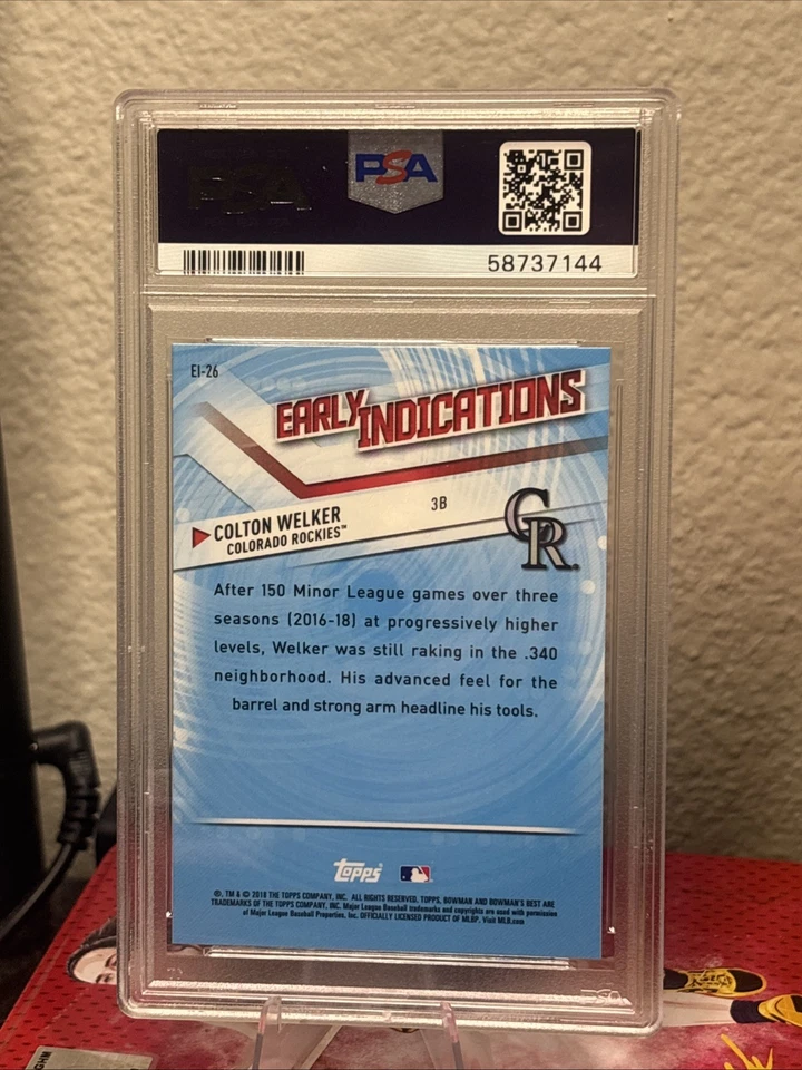 2018 Bowman's Best #EI-26 Colton Welker Early Indications - Image 2 of 2