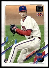 2021 Topps UK Edition Connor Brogdon #163 Rookie Card RC Philadelphia Phillies