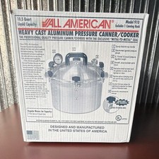 All American Pressure Cooker Canner for Home Stovetop Canning, USA Made, 10.5 qt