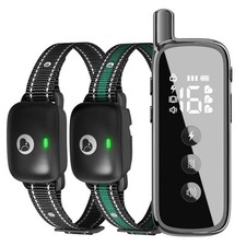 Dog Training Collar 2 Dogs Upgraded 2600FT Remote Rechargeable Waterproof Ele...