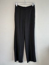 Quince Stretch Crepe Classic Trouser Pants Black Women’s 6 Office Formal NWT