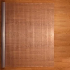 - Clear Vinyl Plastic Floor Runner/Protector for Hard Floors - Decorative, Du...