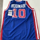 Dennis Rodman Signed Detroit Pistons Basketball Jersey JSA Authenticated