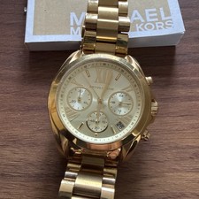 MICHAEL KORS BRADSHAW GOLD CHRONOGRAPH MK5798 Needs Battery