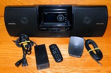Sirius XM SXSD2 Portable Stereo Boombox w/ Sirius Onyx XEZ1 Receiver Works Read