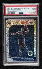 2019 NBA Hoops Premium Stock Shimmer Prizm Zion Williamson #258 PSA 9 MINT 0i1b
