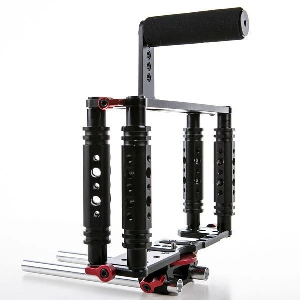 Kamerar Tank TK-3 cage w/rod support Top Handle Grip DSLR Video Stabilizer Rig - Image 2 of 4