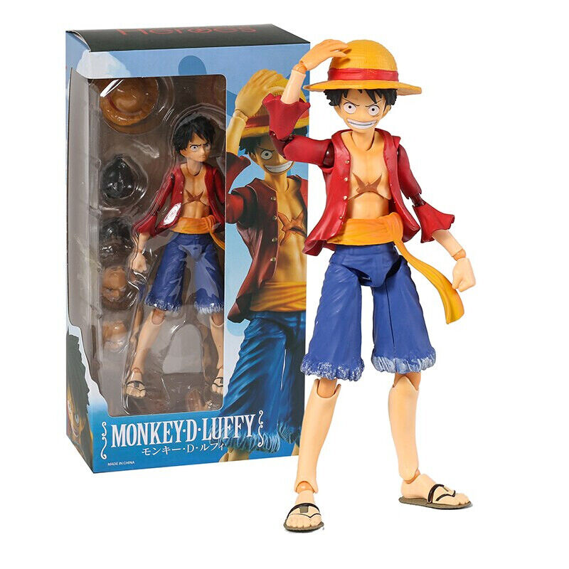 Action Figure Joints Monkey D. Luffy One Piece Anime WITH BOX 6.8