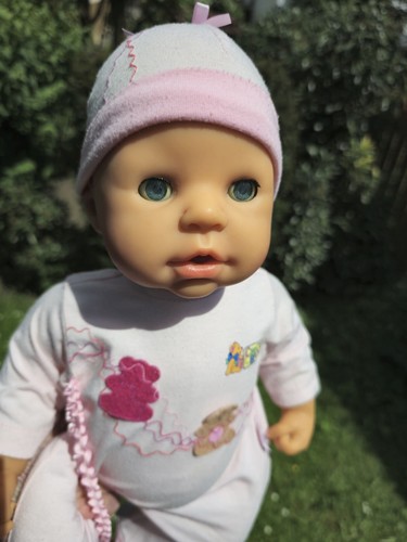 Zapf Chou Chou Rock-a-bye 48 cm Baby Puppe 2002 hat Funktionen mit Zubehör Doll - Bild 2 von 22