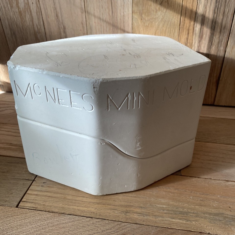 McNees M420 Mini Mold Ceramic Slip Mold Tad The Bowler eBay