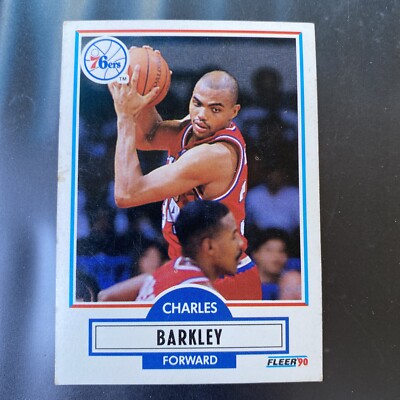 1990 Fleer Charles Barkley 76ers HOF #139