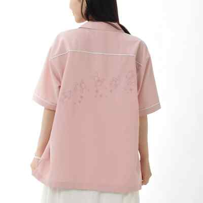 Disney stor japan FEEL LIKE PETER PAN Michael Teddy Bear Short Sleeve Shirt Pink